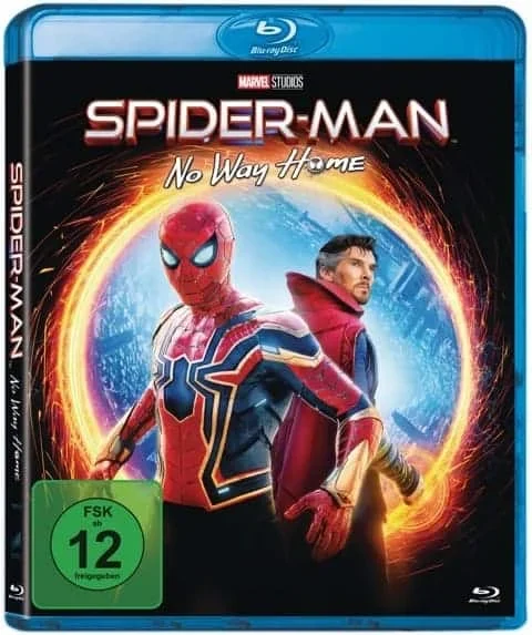 Spider-Man No Way Home Blu-ray Cover