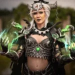 Cosplayerin Silviren als Death Knight
