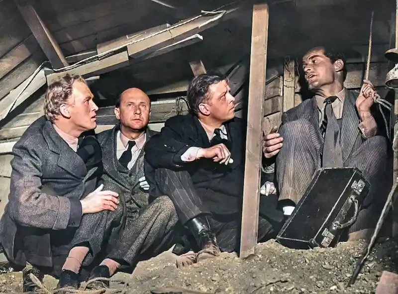 Gesprengte Ketten 1963 Gordon Jackson, Donald Pleasence, Richard Attenborough und James Garner