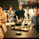 drei gänge und ein todesfall review titelbild mit cast