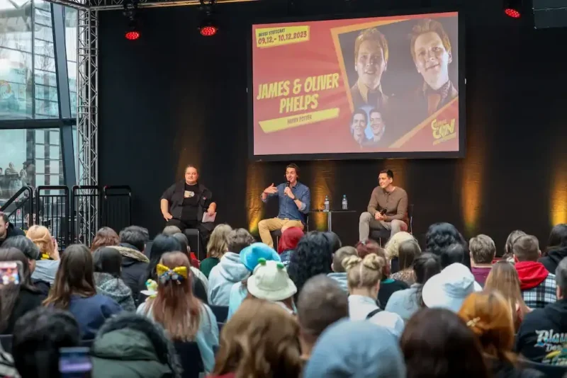 comicon 2023 jim und oliver phelps harry potter