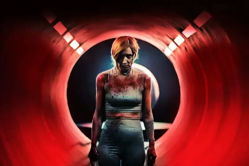 aire review: tania blutverschmiert im tunnel