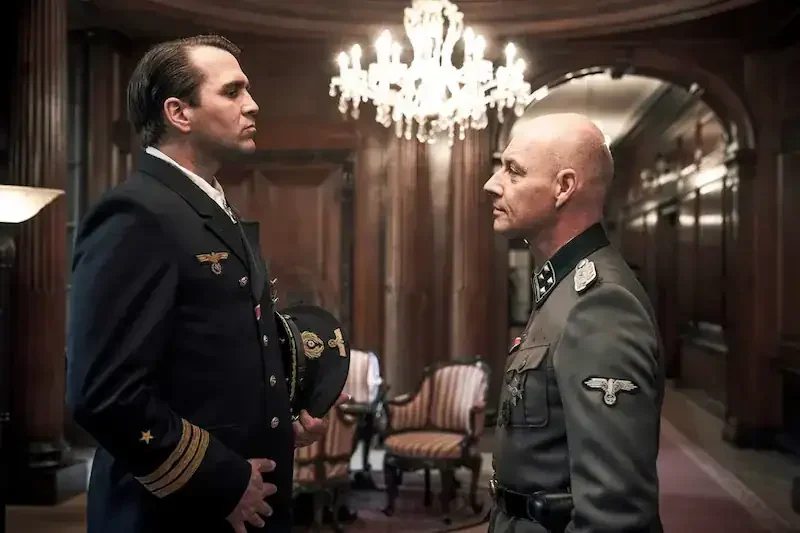 das boot zwei männer der wehrmacht haendelschuetteln