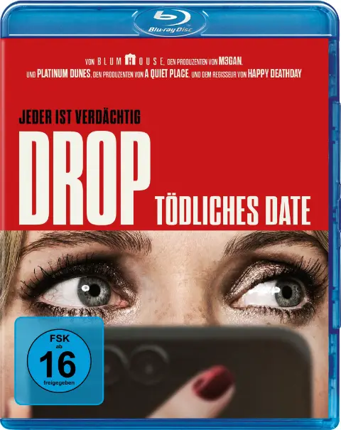 Blu-ray Cover: Drop Tödliches Date mit Frauengesicht
