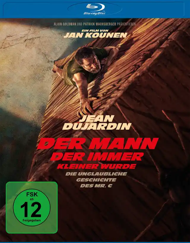 Der Mann der immer kleiner wurde - mit Jean Dujardin - Blu-ray Cover Abbildung