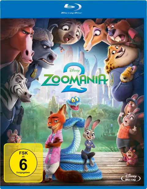 Abbildung des Zoomania 2 Blu-ray Covers