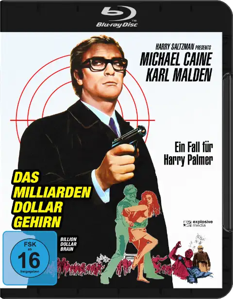 Abbildung des Das Milliarden Dollar Gehirn Blu-ray Covers