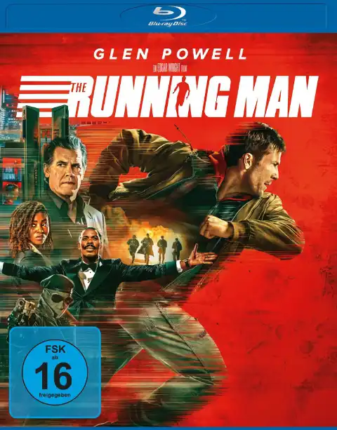 Abbildung des Blu-ray Covers des Film The Running Man 2025