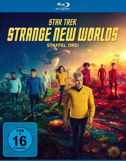 Star Trek Strange New Worlds Staffel Drei Blu-ray Cover