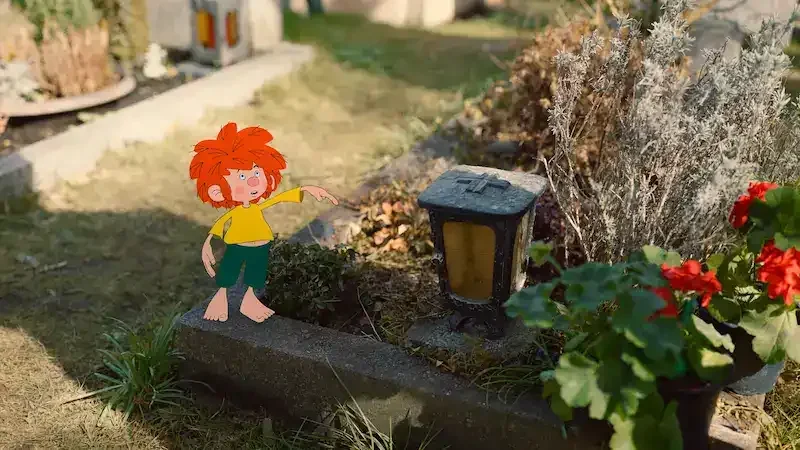 pumuckl am grab vom alten meister eder